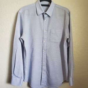 MEN'S PERRY ELLIS LONG SLEEVE SHIRT sz MED